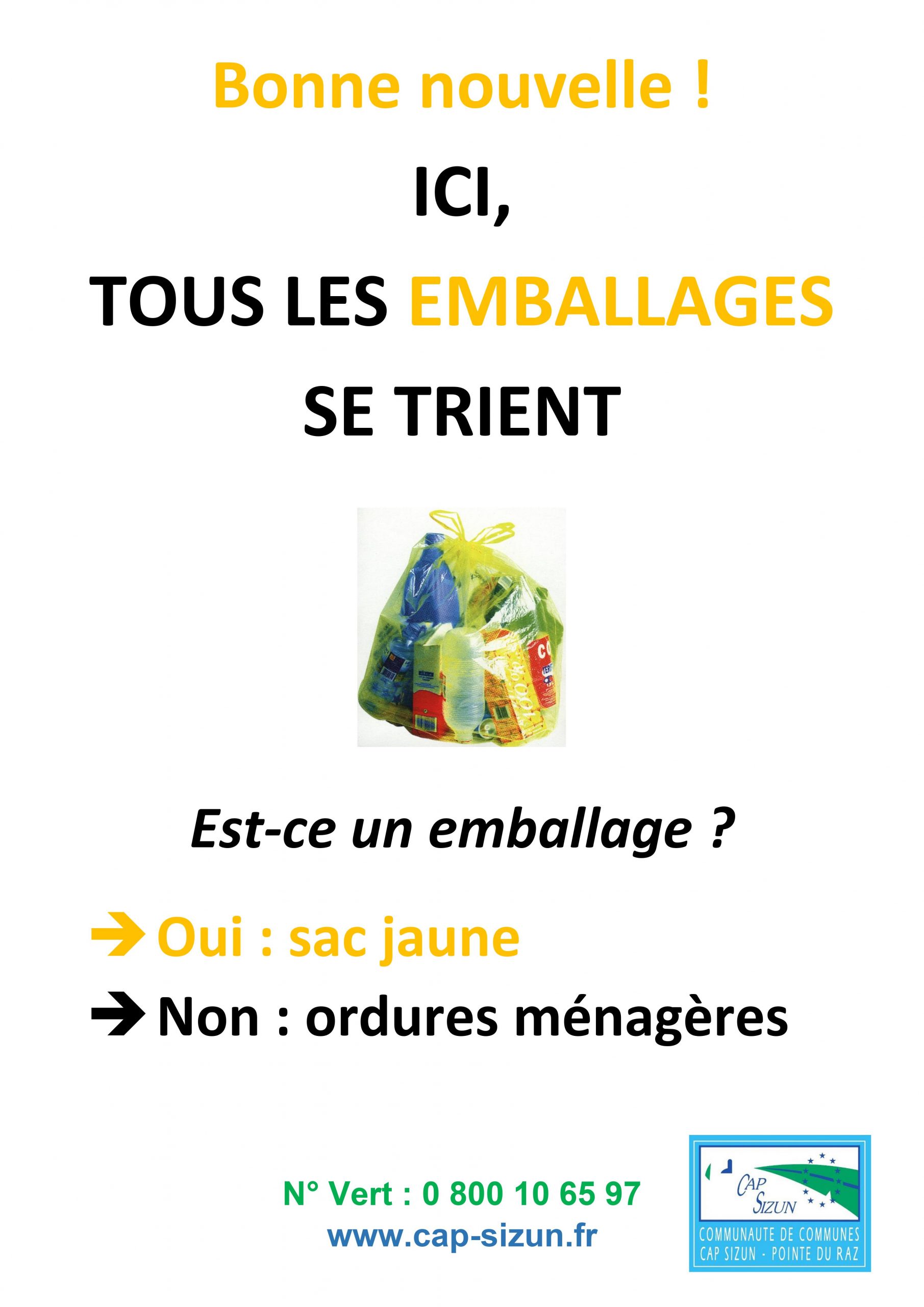 Tri des déchets : attention aux indésirables dans les sacs jaunes ! 